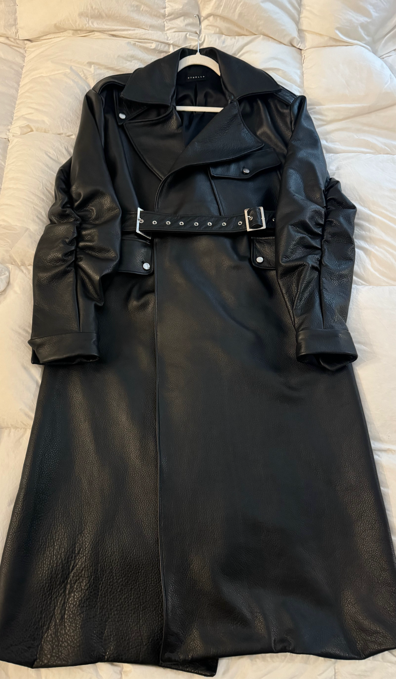 Leather Trench Coat