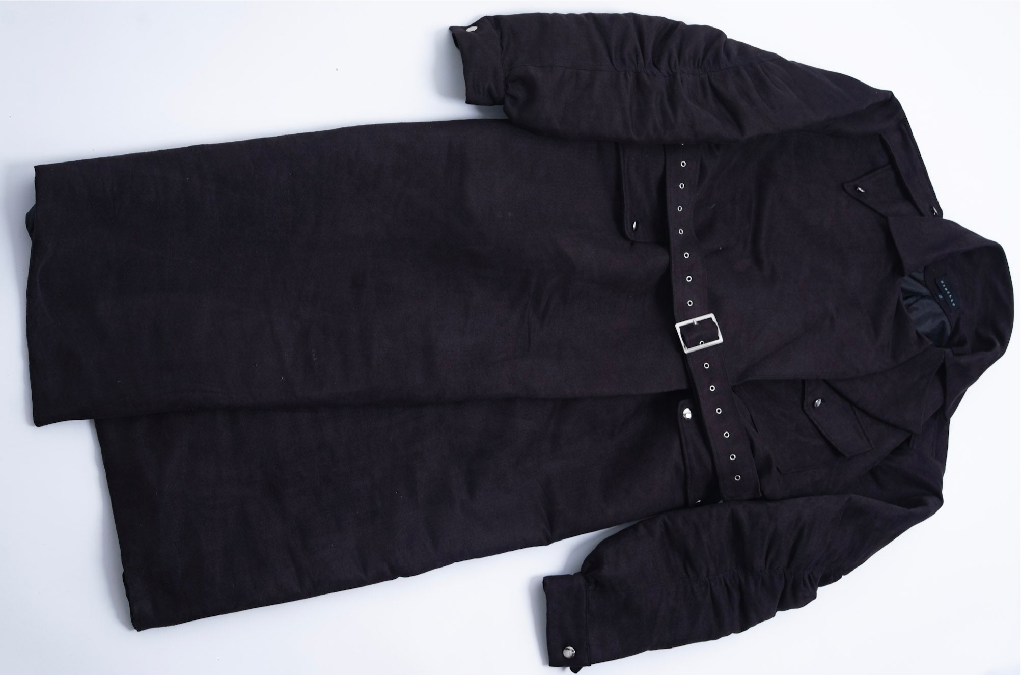 Suede Trench Coat